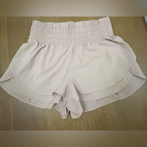 CALIA by Carrie Underwood Women's Cream Athletic Shorts